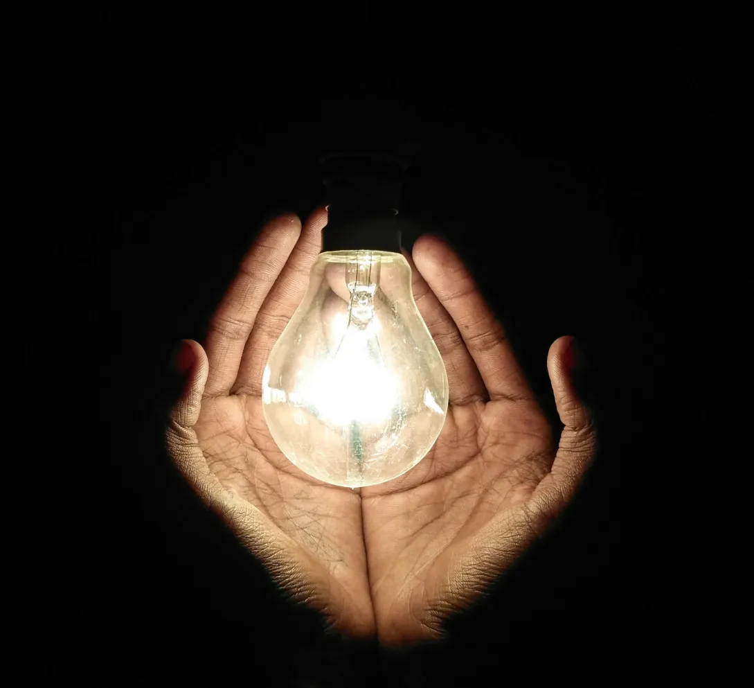 A lightbulb